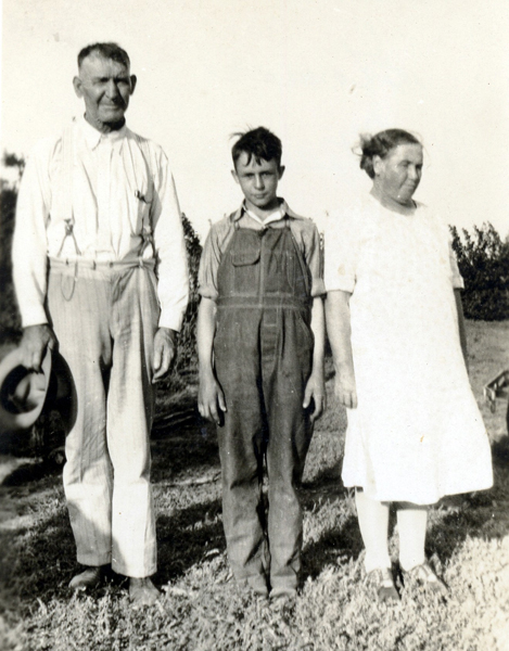 Grandpa and Grandma Stoner and Melvin